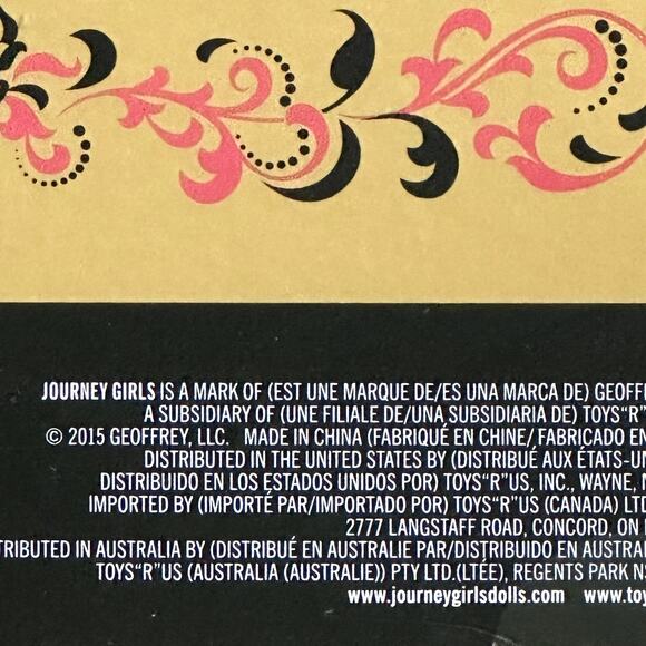 Journey Girls New In Box ITALIA GIOVANNA 2015 Limited Edition Doll Rare Pristine - Picture 5 of 6